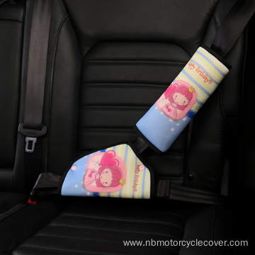 Pillow soft cartoon car seat belt adjuster comfortable
